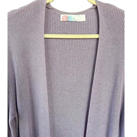 Free People Living In This Maxi Cardigan in Lilac. Size M. NWOT - Picture 8 of 8